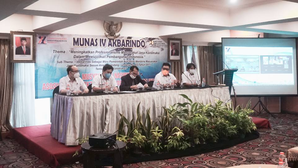 Suasana Munas IV Akbarindo pada Kamis, 8 April 2021 di Hotel Ambhara, Jakarta. (Dok. Istimewa)