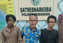 3 Pria Diamankan Tim Satres Narkoba Polres Pariaman