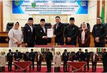 DPRD Padangpanjang Sahkan Ranperda Pertanggungjawaban APBD 2025 Menjadi Perda