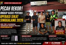 Pacah Talua. Pertama mengamankan pelaku TO DI OPERASI SIKAT SINGGALANG 2026