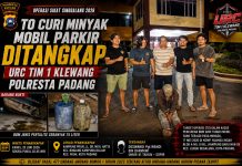 Tim I Klewang Polresta Padang Amankan TO Operasi Sikat Singgalang 2026, Diduga Pelaku Pencurian BBM dari Tangki Mobil