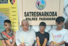 Diduga Sedang Pesta Sabu, 4 Pria Diamankan Tim Mata Elang