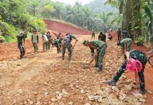 Masyarakat Buluah Kasok Bersyukur Pelaksanaan Program Fisik dan Non Fisik Program TMMD/N ke 129 Rampung