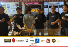Tim Klewang Amankan Diduga Pelaku Pencurian Onderdil Sepeda Motor