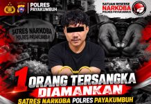 Seorang Pemain Narkoba Diamankan Sat Resnarkoba Polres Payakumbuh Bersama Barang Bukti Sabu